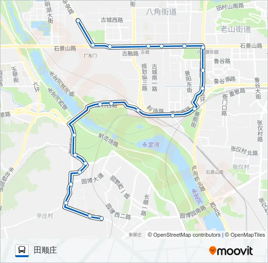 327 Bus Line Map