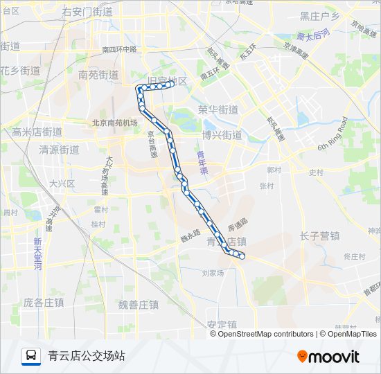 公交341路的线路图