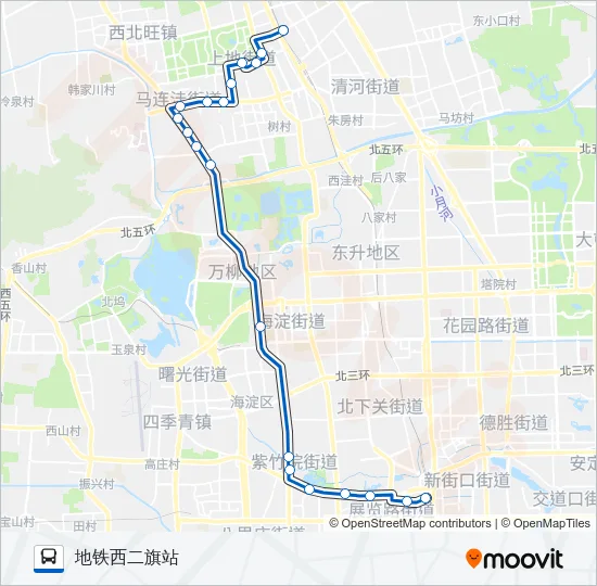 362 Bus Line Map