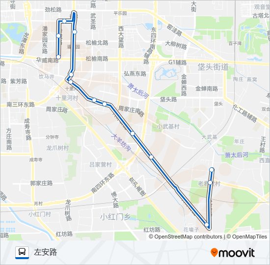 公交378路的线路图