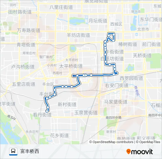 395 Bus Line Map
