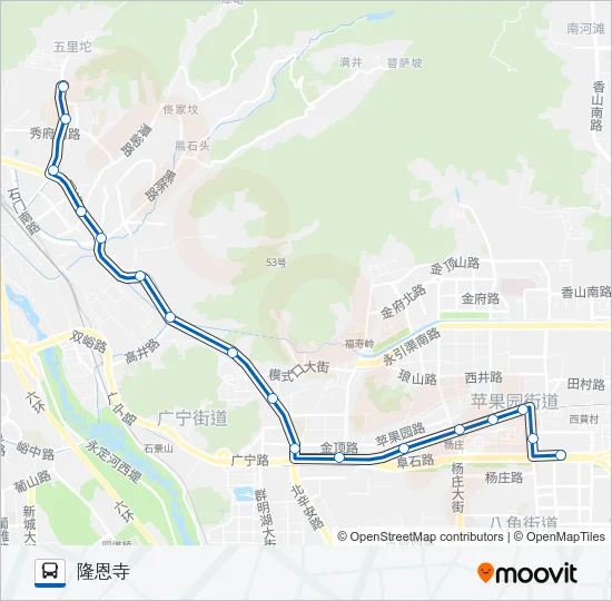 396 Bus Line Map