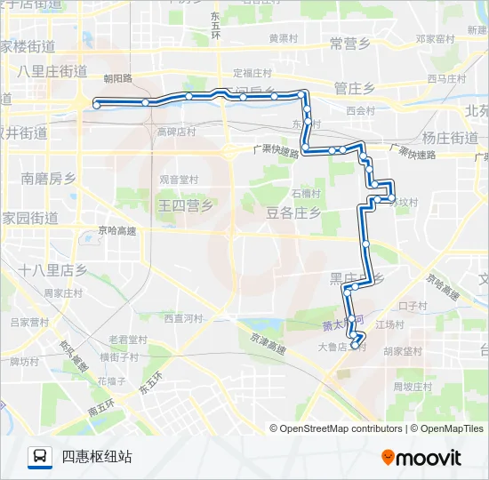 397 Bus Line Map