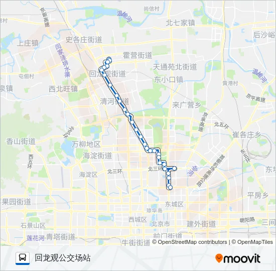 407 Bus Line Map
