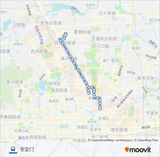 407 Bus Line Map
