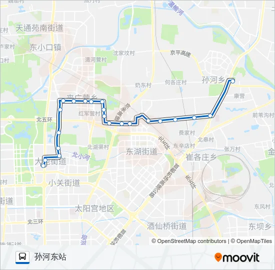 415 Bus Line Map