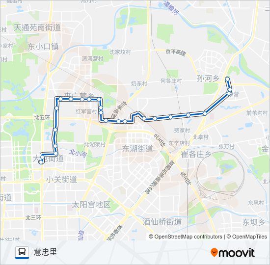 公交415路的线路图