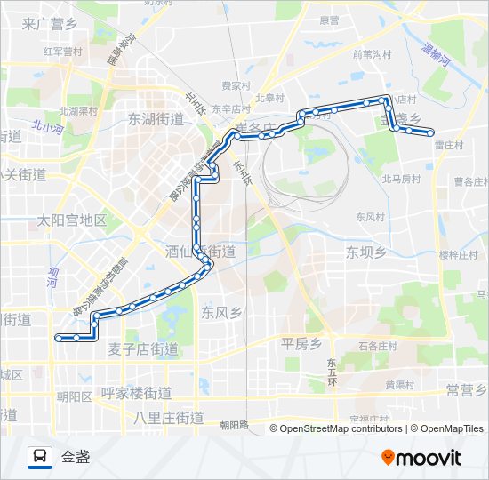公交418路的线路图