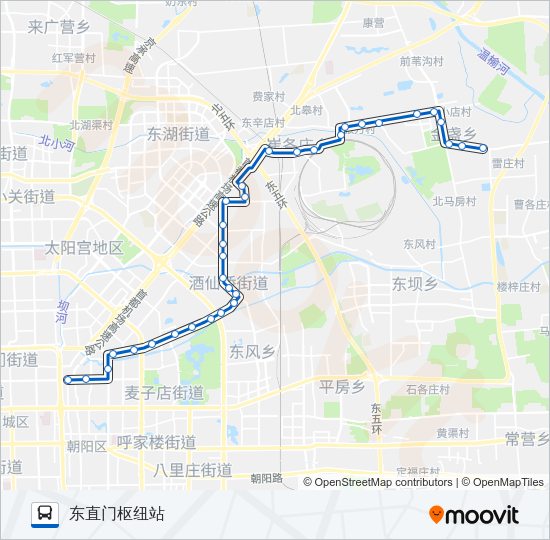 公交418路的线路图