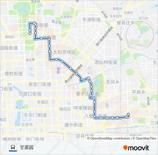419 Bus Line Map