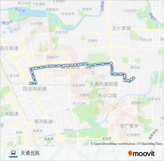 428 Bus Line Map