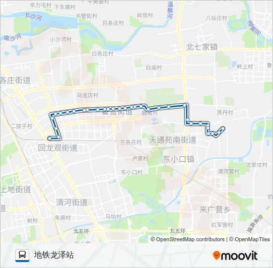 428 Bus Line Map