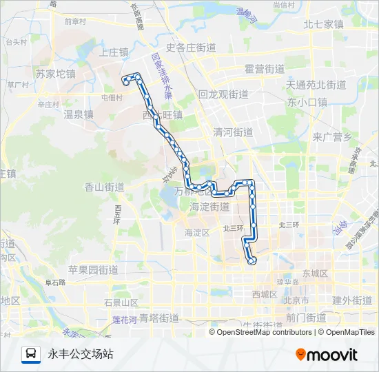 438 Bus Line Map