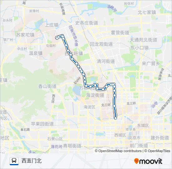 438 Bus Line Map