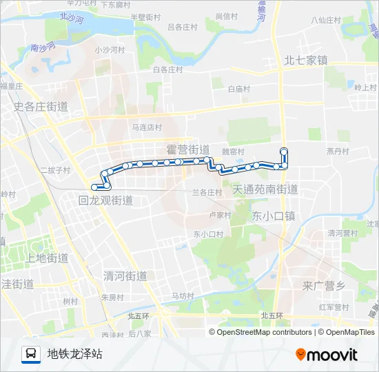 441 Bus Line Map
