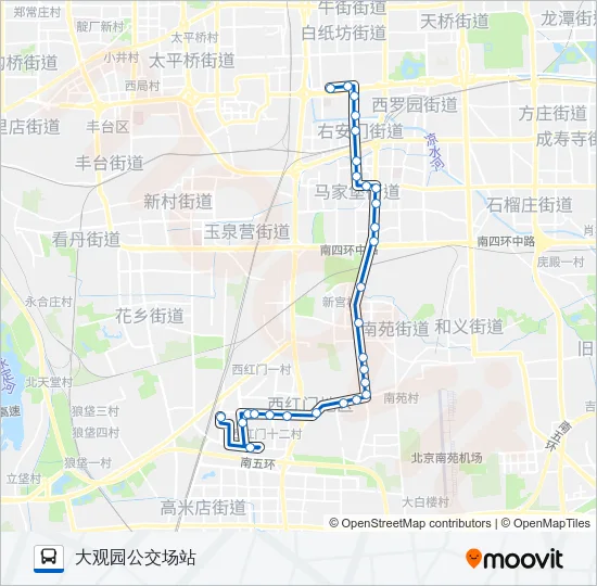 474 Bus Line Map