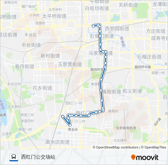 474 Bus Line Map