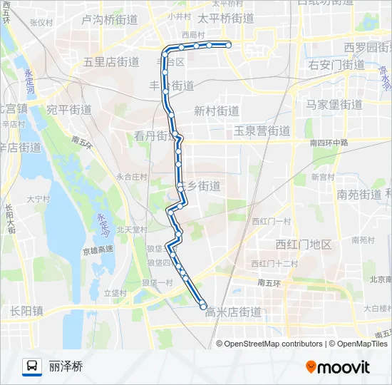 480 Bus Line Map