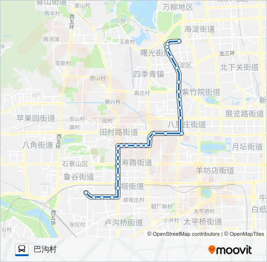 481 Bus Line Map
