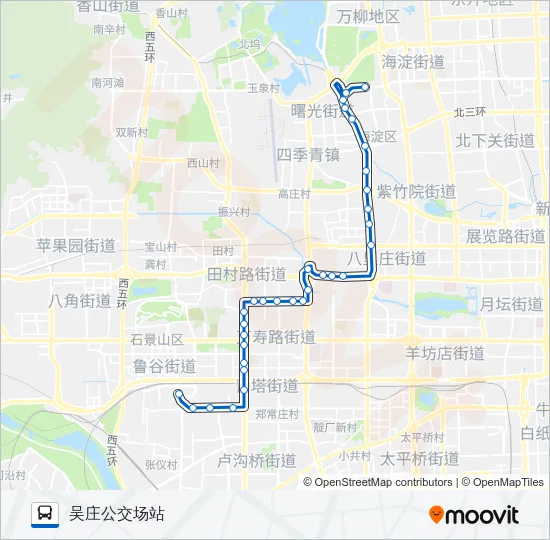481 Bus Line Map