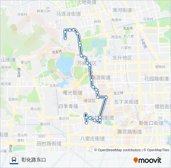 482 Bus Line Map