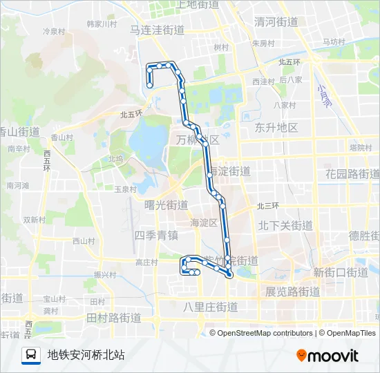 482 Bus Line Map