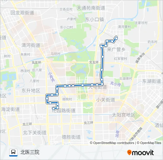 484 Bus Line Map