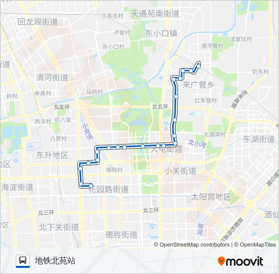 484 Bus Line Map