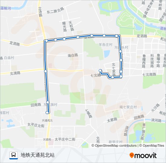 公交487路的线路图