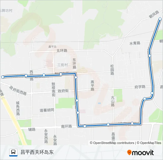 493 Bus Line Map