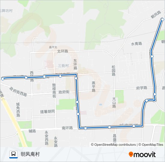 公交493路的线路图