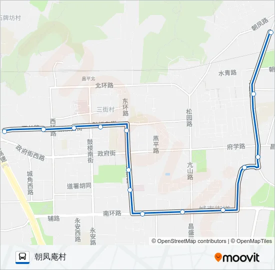 493 Bus Line Map