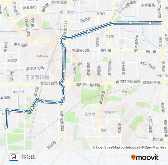 497 Bus Line Map