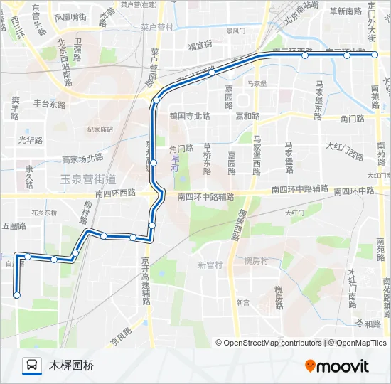 497 Bus Line Map