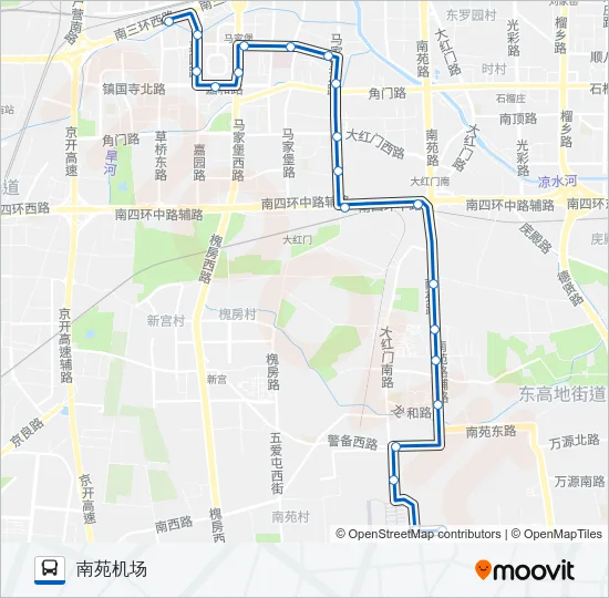 501 Bus Line Map