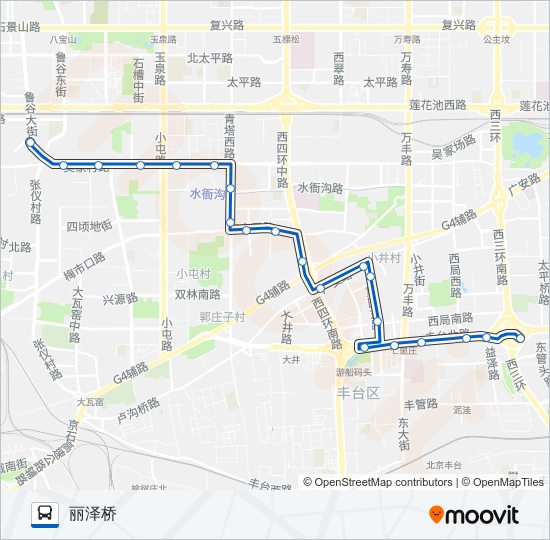 531 bus Line Map