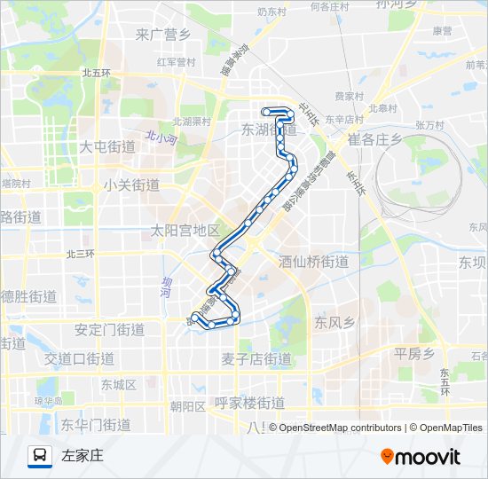 公交536路的线路图