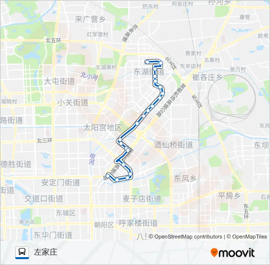 公交536路的线路图