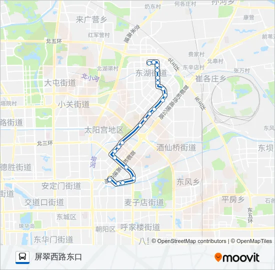 536 Bus Line Map