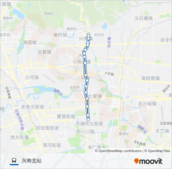 537 Bus Line Map