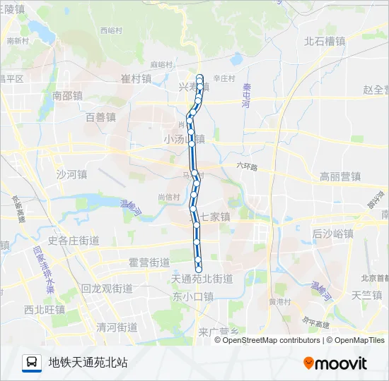 537 Bus Line Map