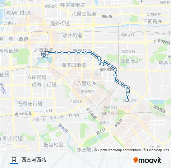 561 Bus Line Map