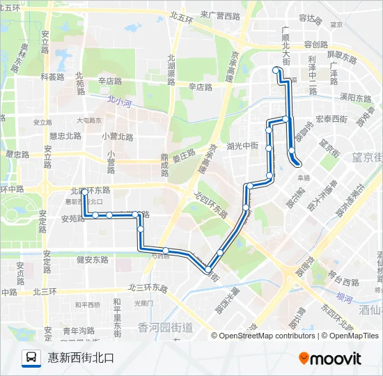 567 Bus Line Map