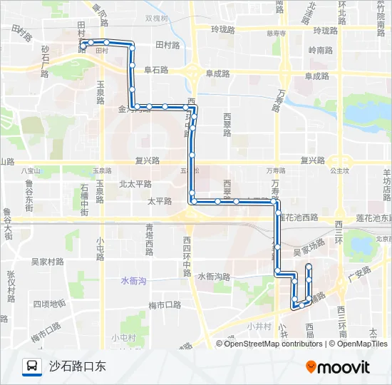 568 Bus Line Map