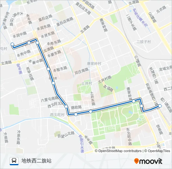 570 Bus Line Map