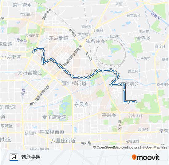 公交571路的线路图
