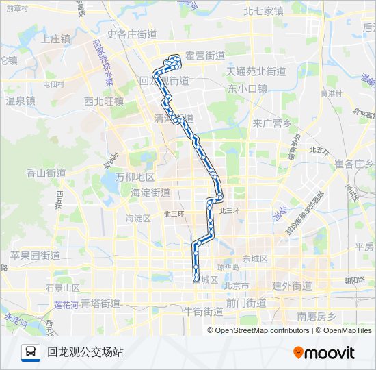 618 bus Line Map