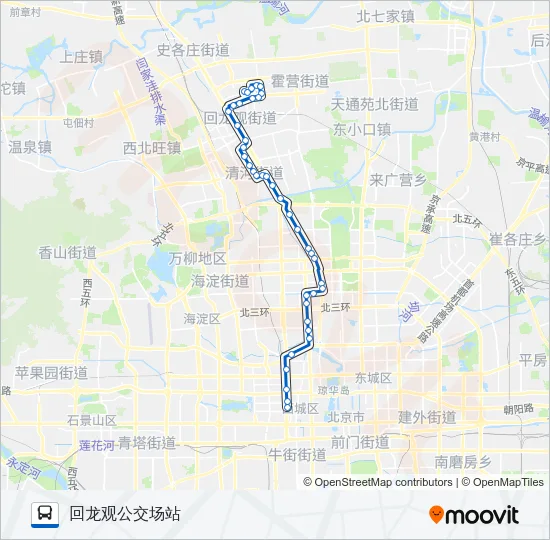 618 Bus Line Map