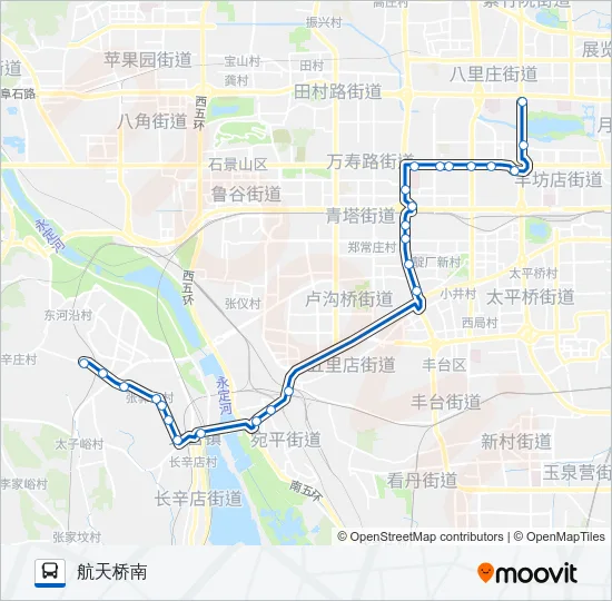 624 Bus Line Map