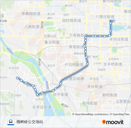 624 Bus Line Map